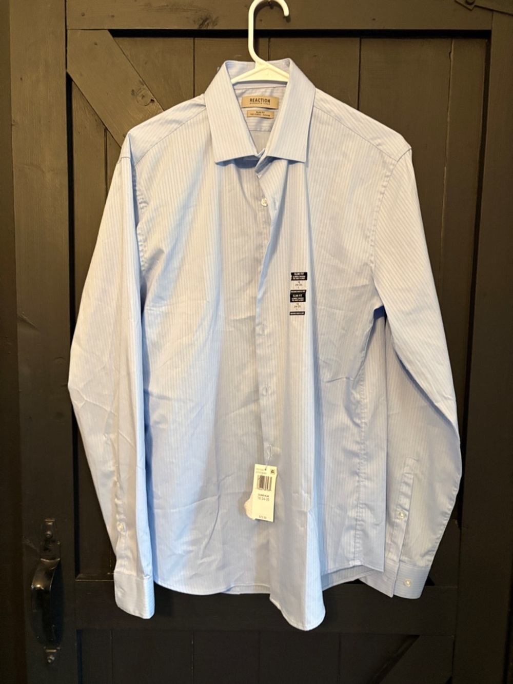 Reaction Kenneth Cole Men’s Light Blue Dress Shirt - Slim Fit